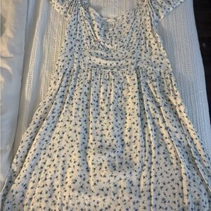 Cotton On Blue and Green Floral Dress